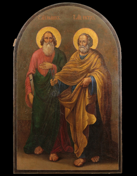 Икона Святые апостолы Иоанн и Петр - фото - 3
